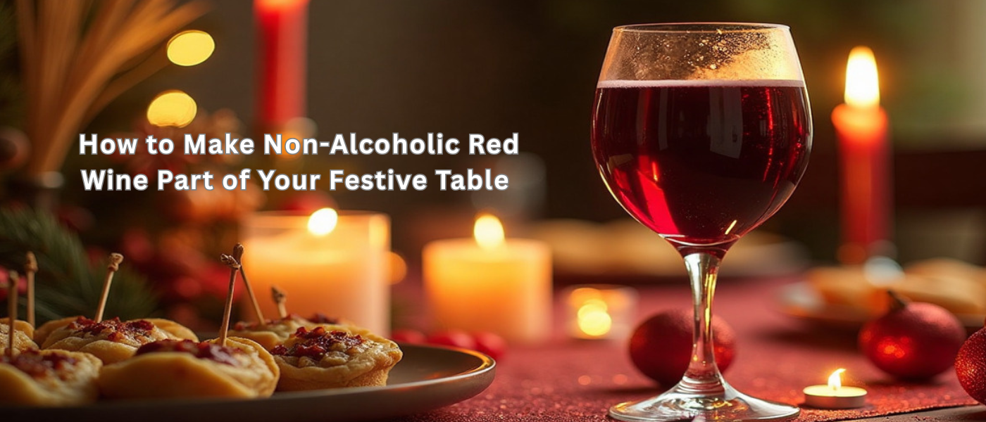 How to Make Non-Alcoholic Red Wine Part of Your Festive Table